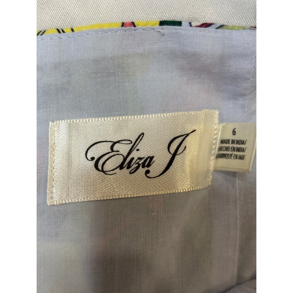 Eliza J Flutter Sleeve Fit & Flare Sundress SZ 6 - Picture 4 of 6